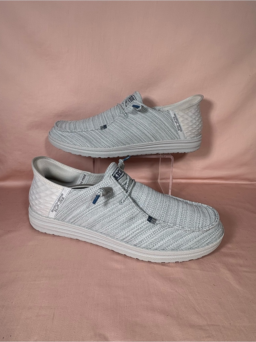 Skechers Men's Hands Free Slip-Ins Extra Wide Fit Gray Shoes SZ 12 WW